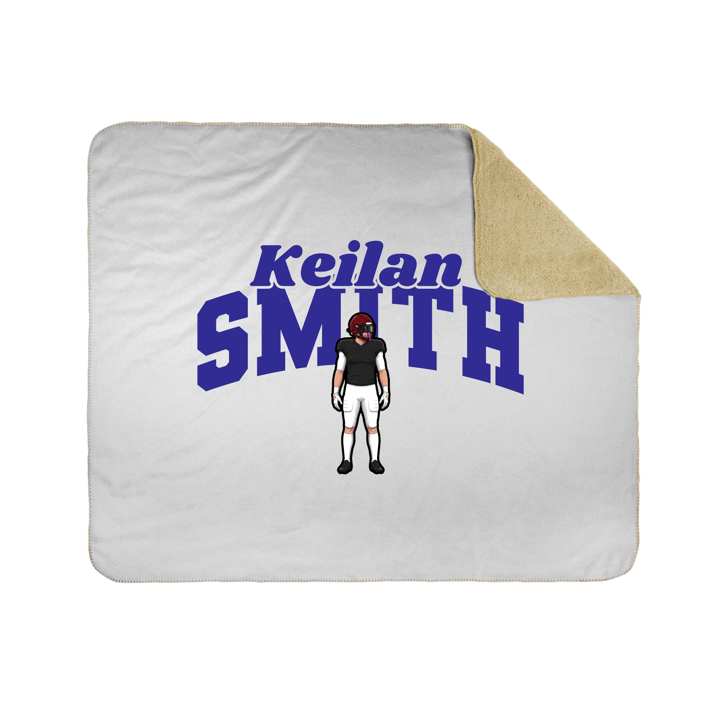 Throw Blanket — Signature Arch in White