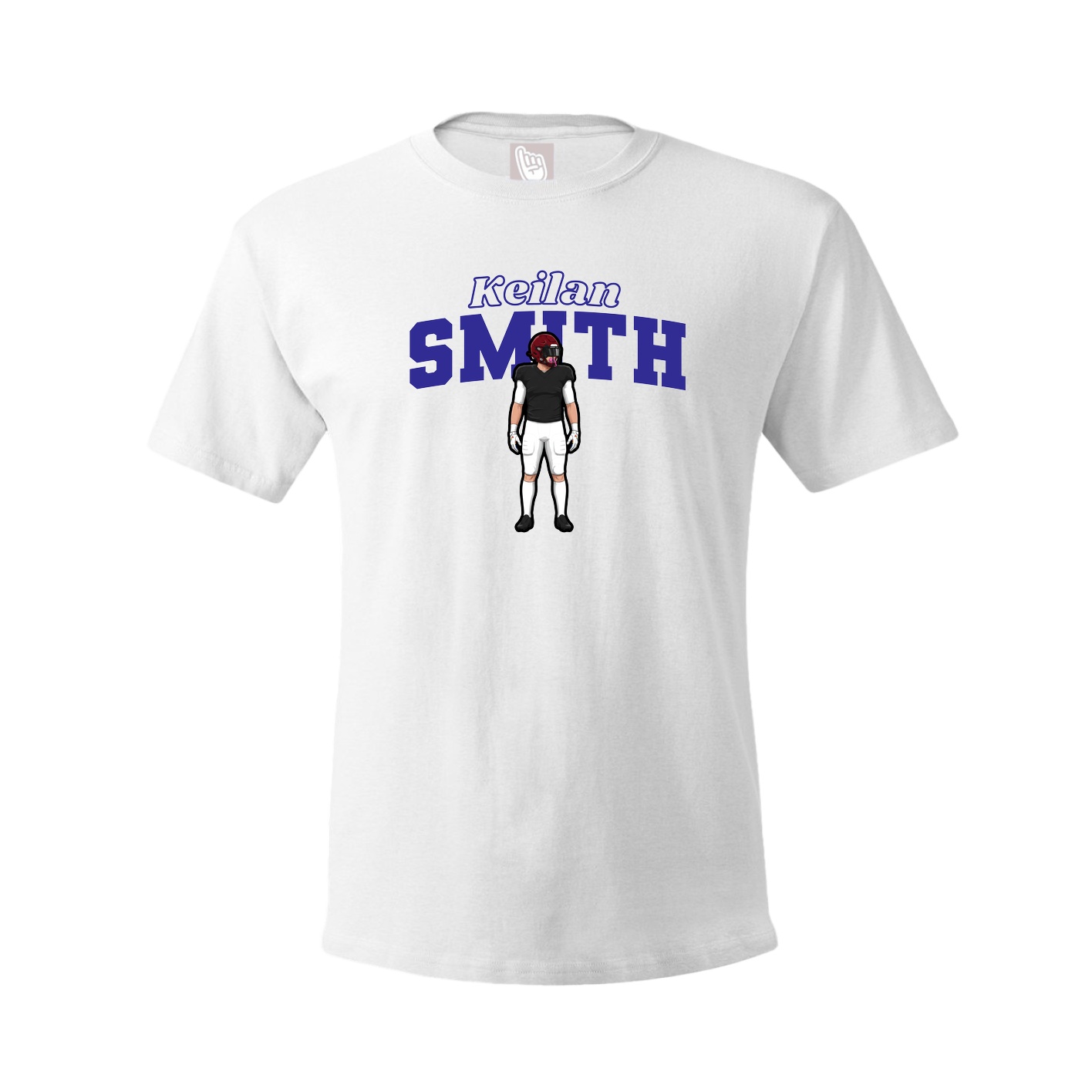 Tee — Name Arch in White