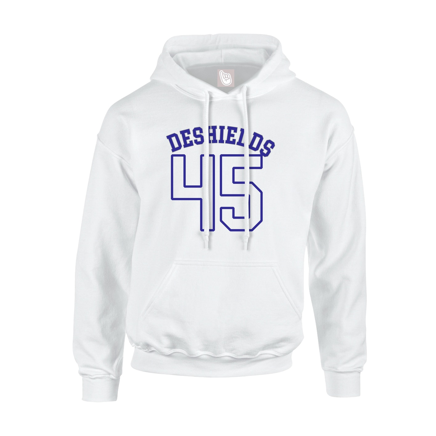 Hoodie — Shirsey Arch in White