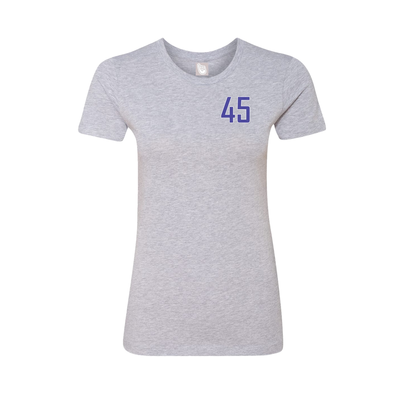 Fitted Women's Tee — Front Shirsy in Grey