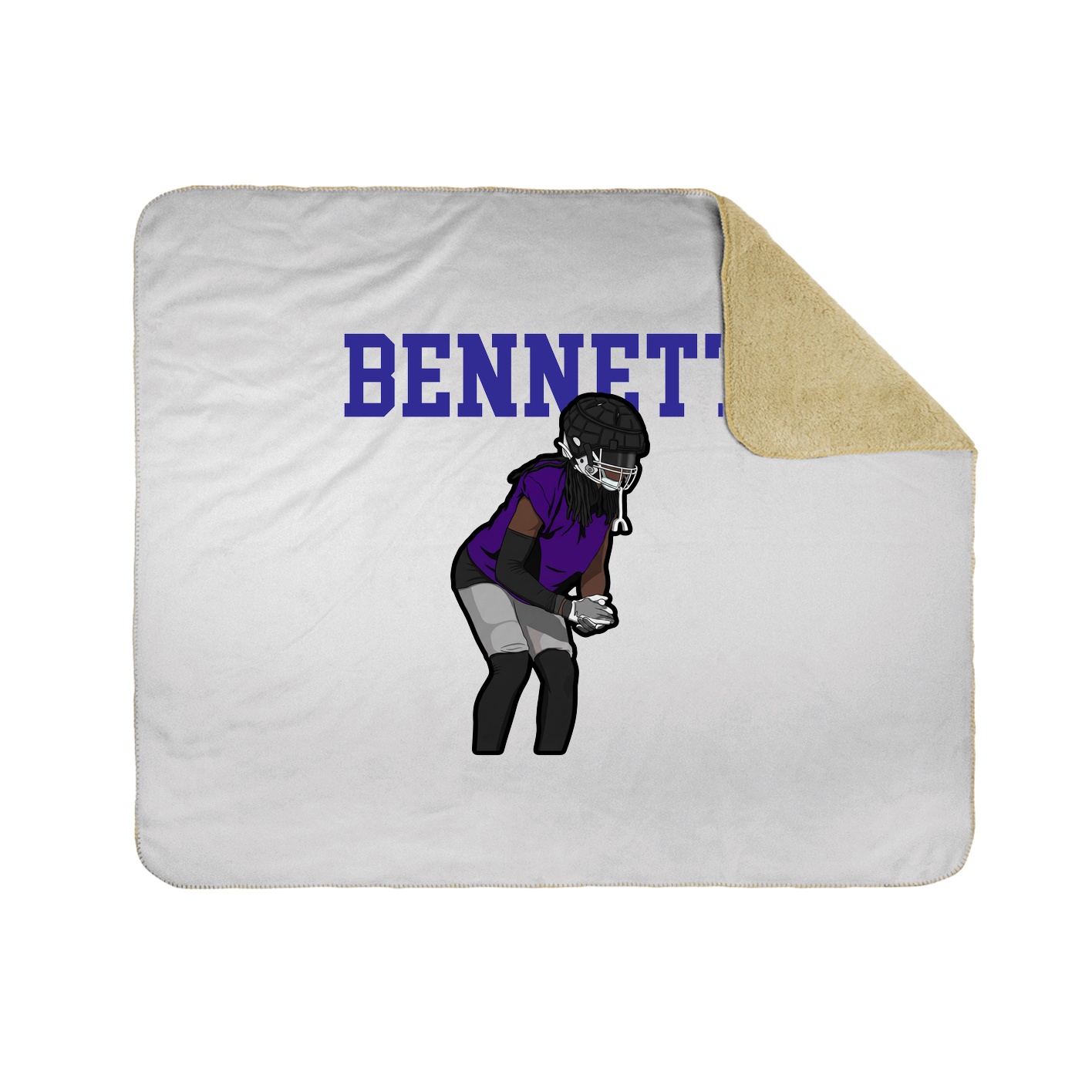 Throw Blanket — Shirsey in White
