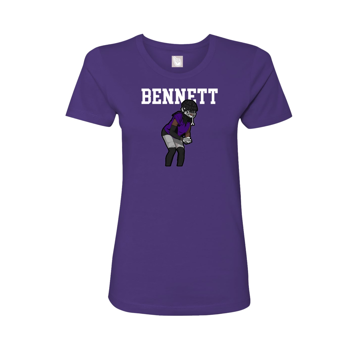 Fitted Women's Tee — Shirsey in Purple