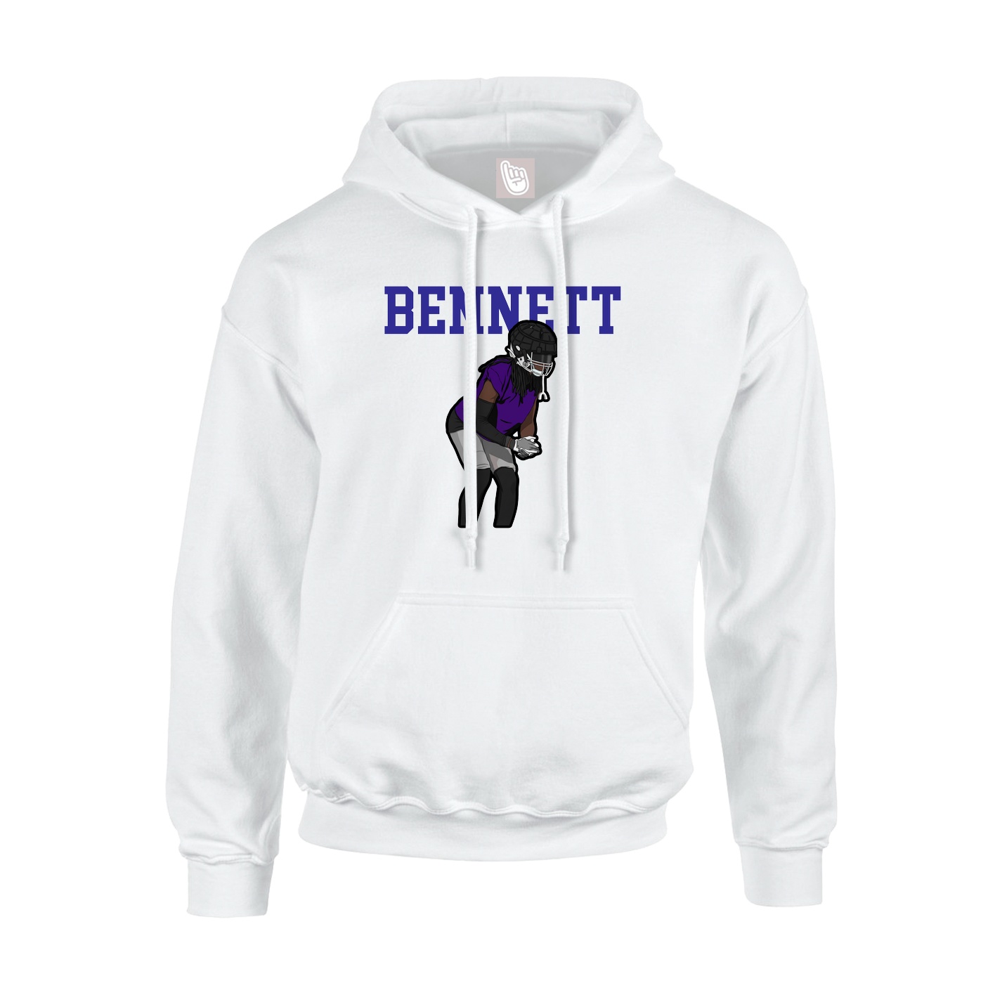 Hoodie — Shirsey in White