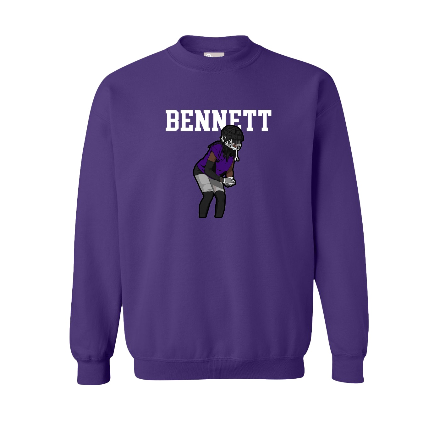 Fleece Crew — Shirsey in Purple
