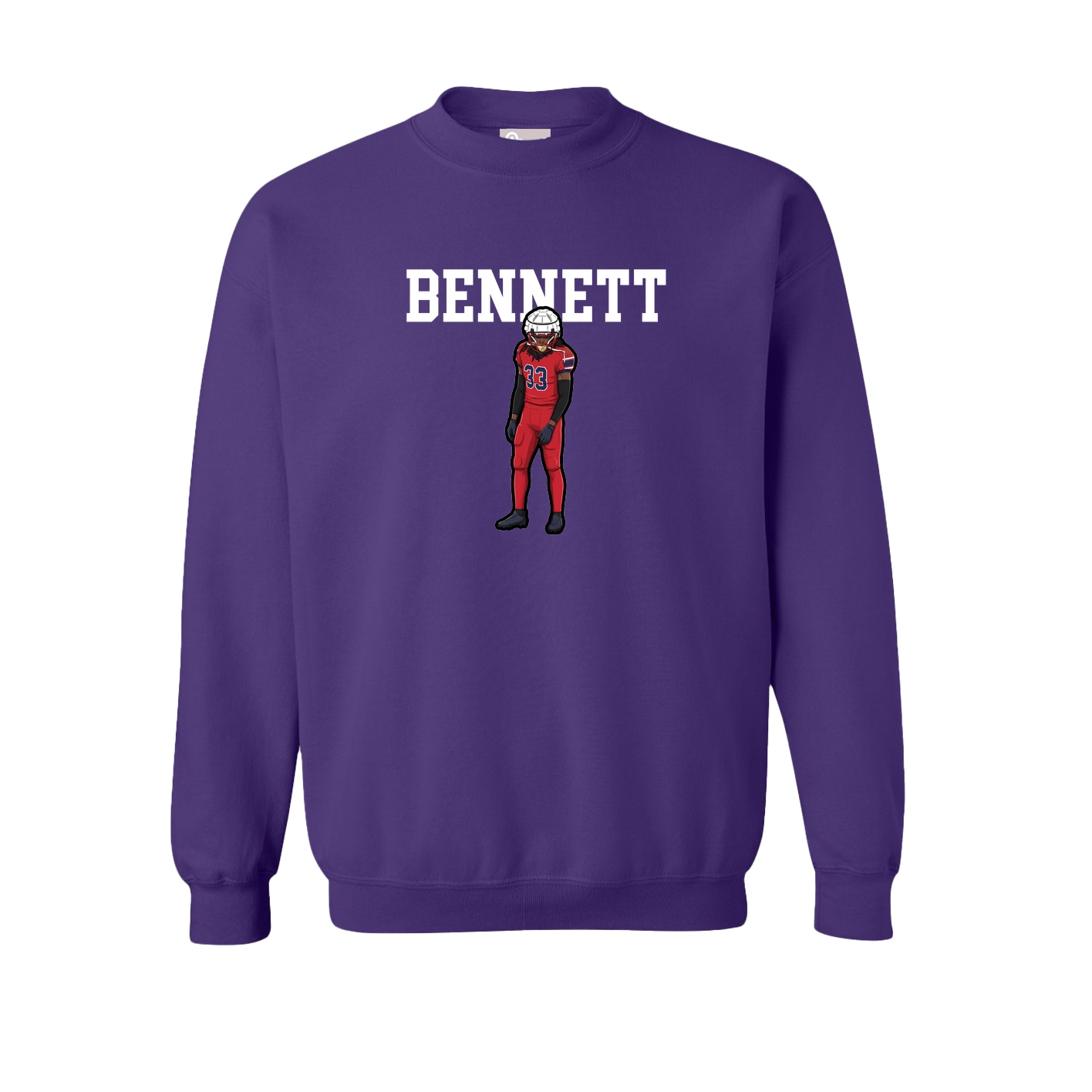 Fleece Crew — Shirsey in Purple
