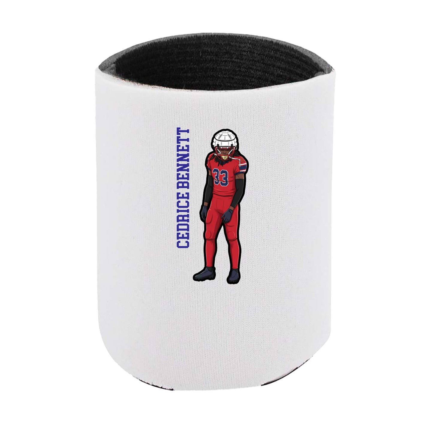 Can Holder — Name Vertical in White