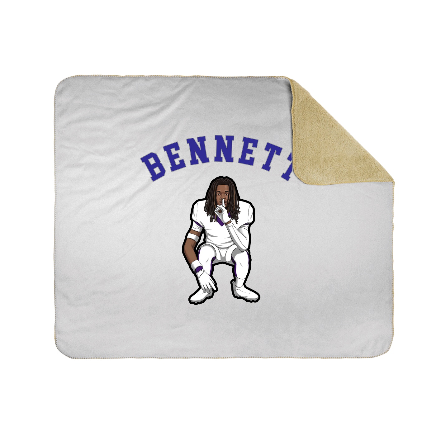Throw Blanket — Shirsey Arch in White