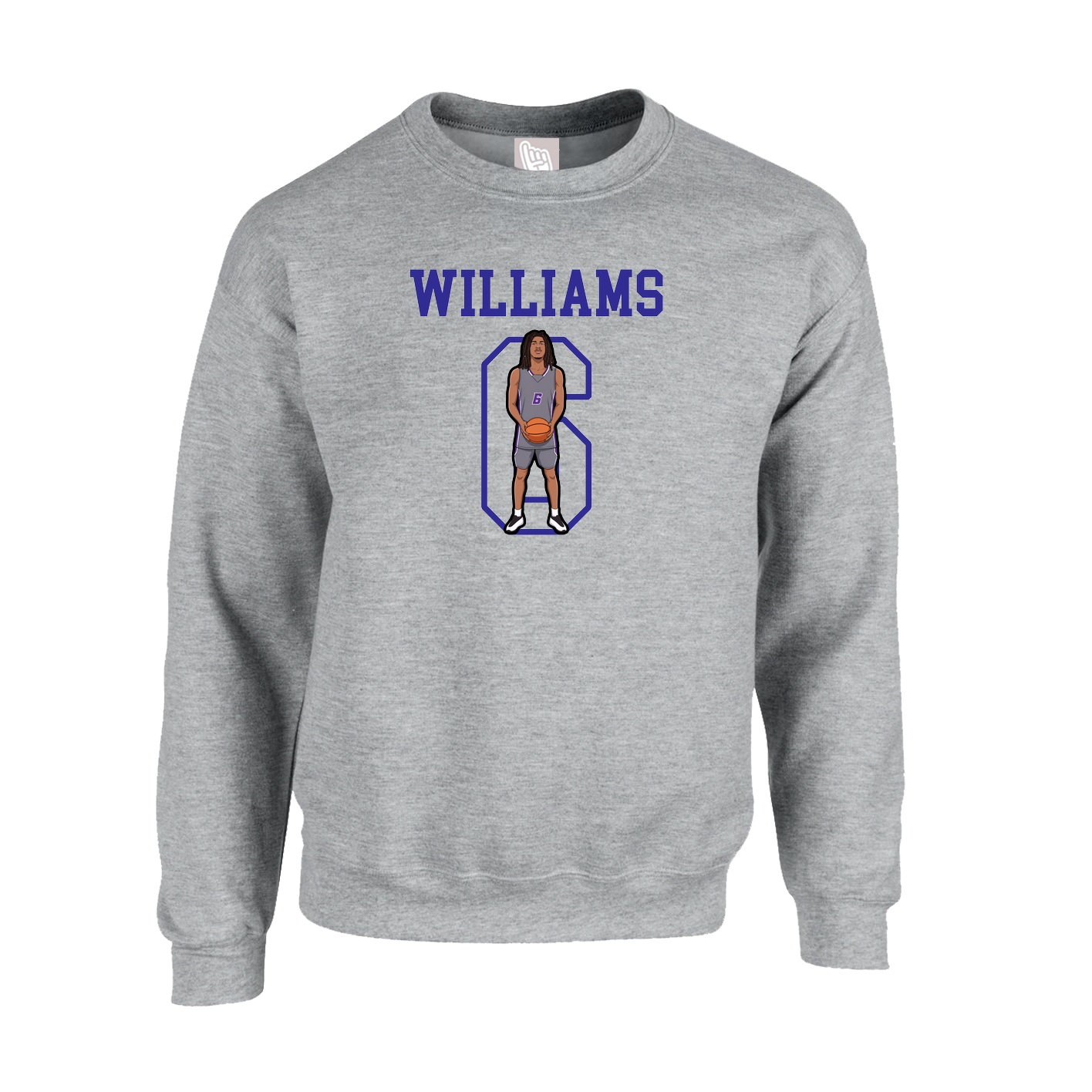 Fleece Crew — Shirsey in Grey