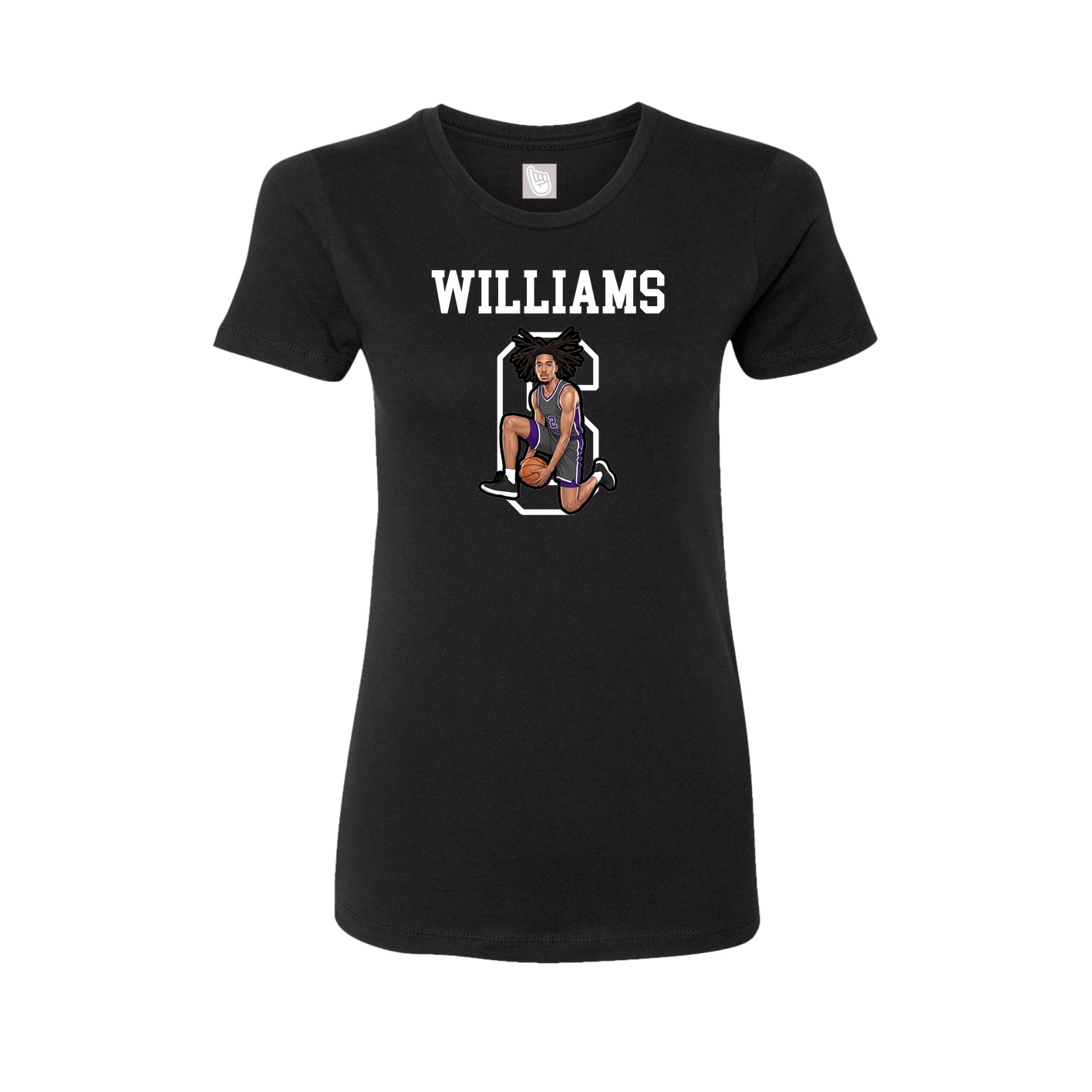 Fitted Women's Tee — Shirsey in Black