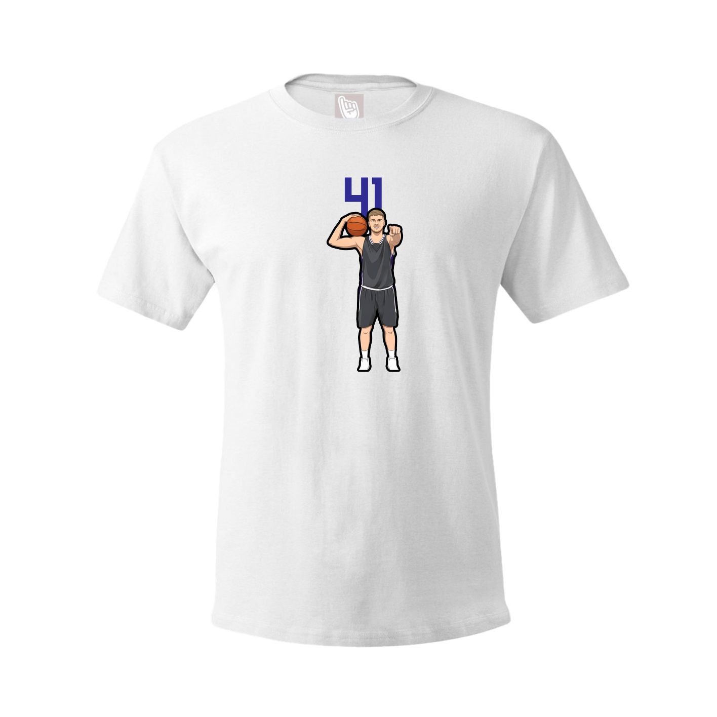 Tee — Number Top in White