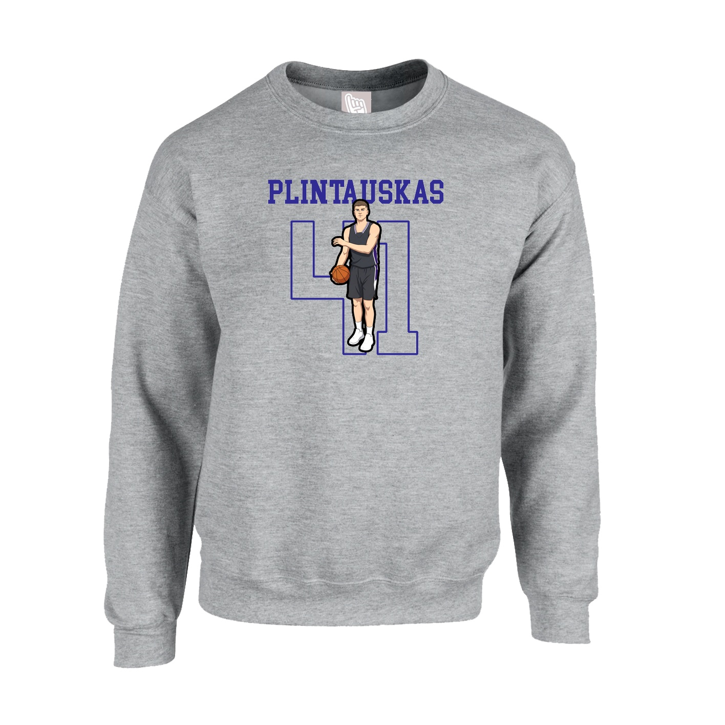 Fleece Crew — Shirsey in Grey