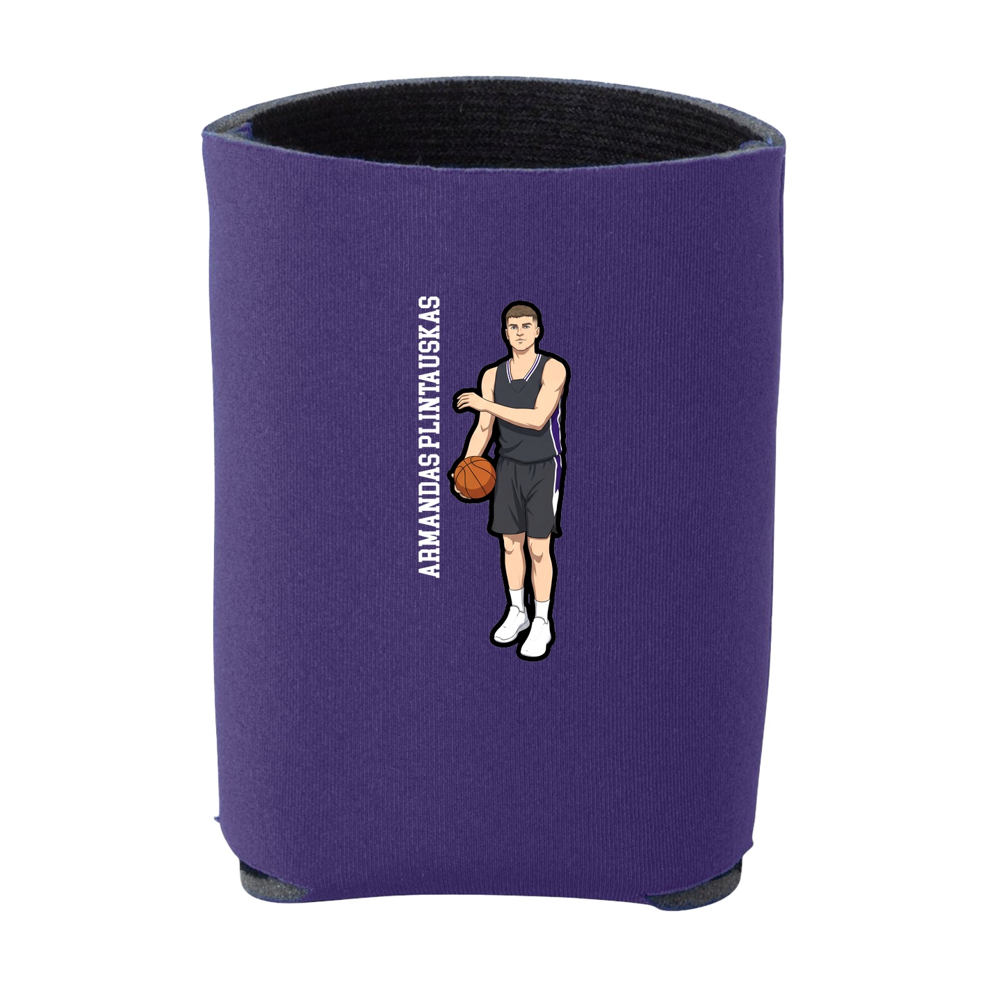 Can Holder — Name Vertical in Purple