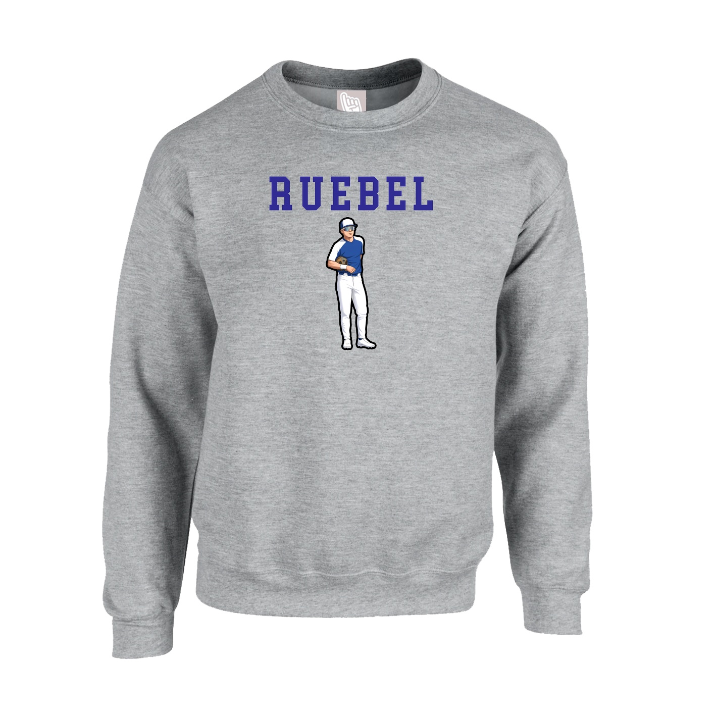 Fleece Crew — Shirsey in Grey