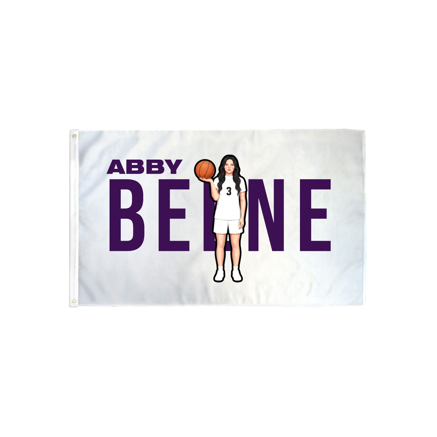 3x5 Flag — Player Name in Classic