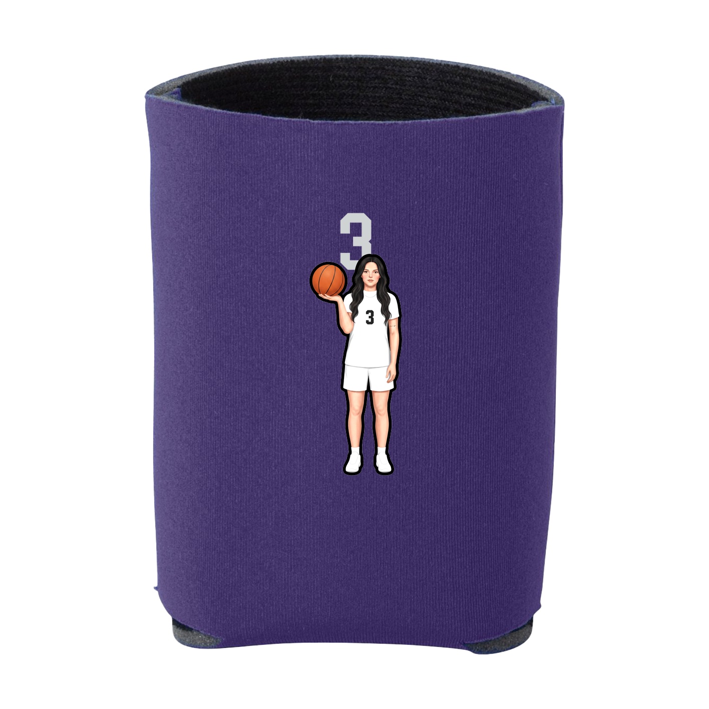 Can Holder — Number Top in Purple