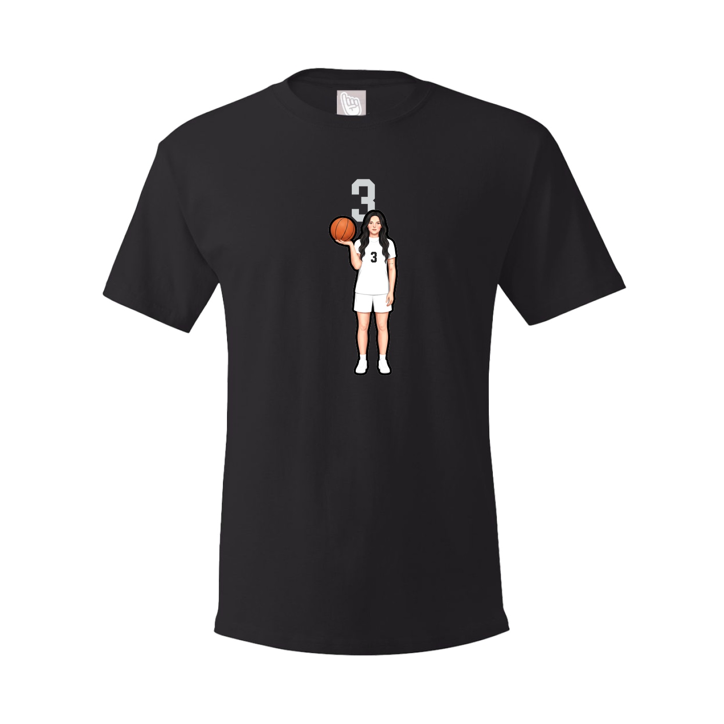 Tee — Number Top in Black