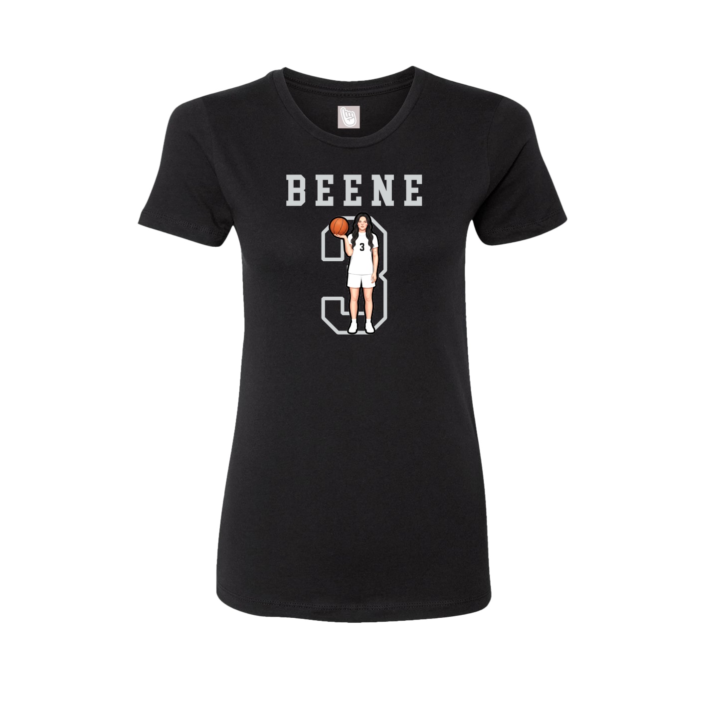 Fitted Women's Tee — Shirsey in Black