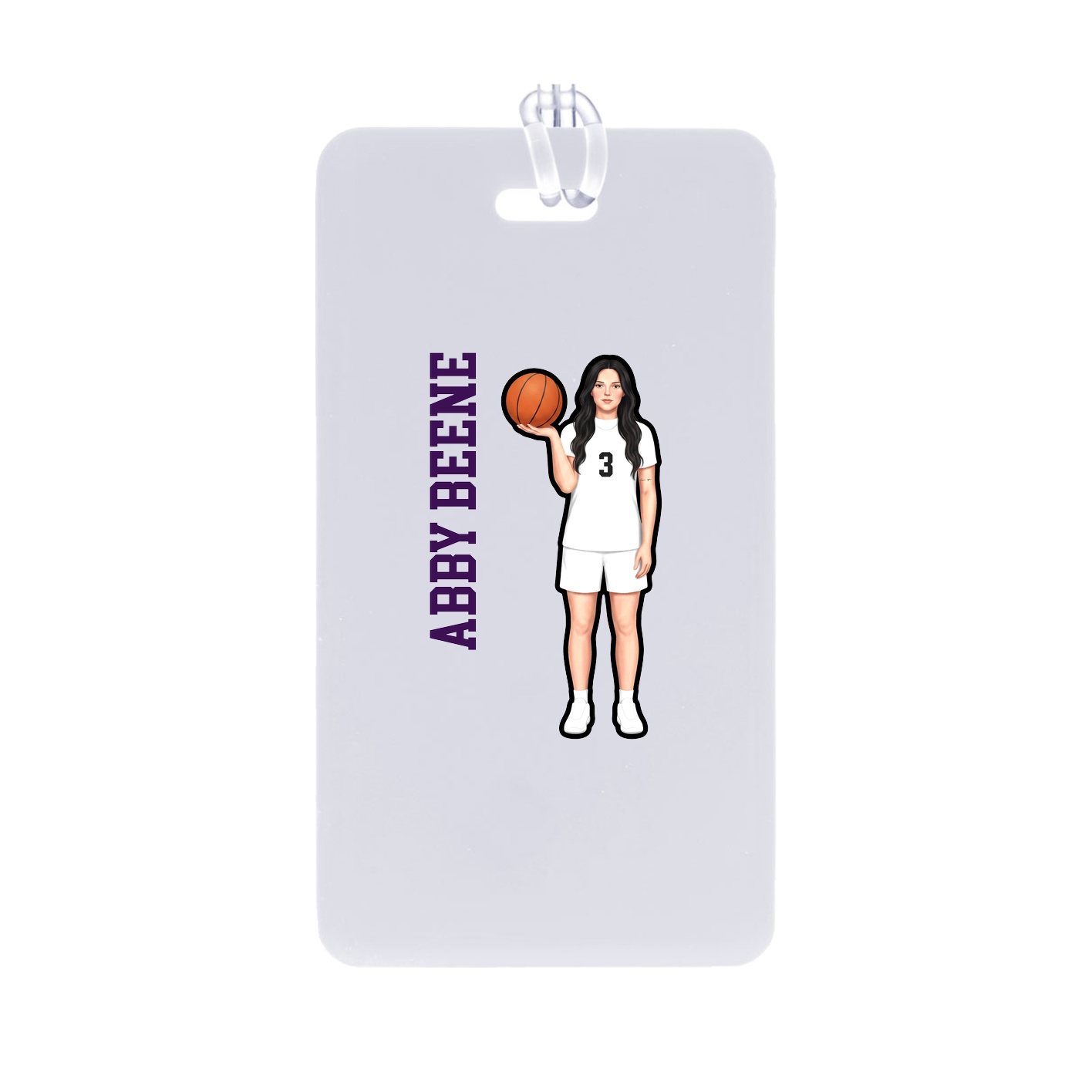 Bag Tag — Name Vertical in Classic