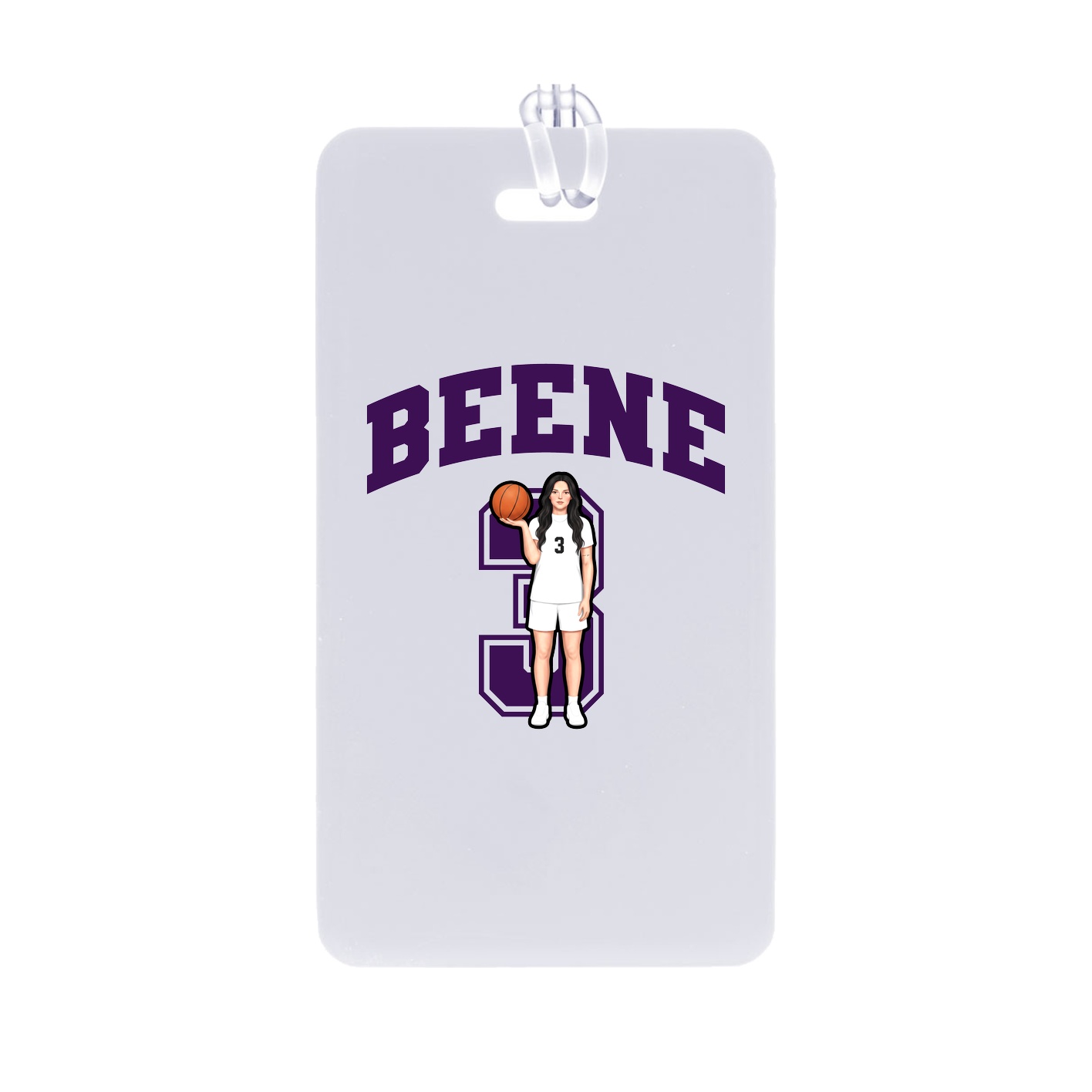 Bag Tag — Number in Classic