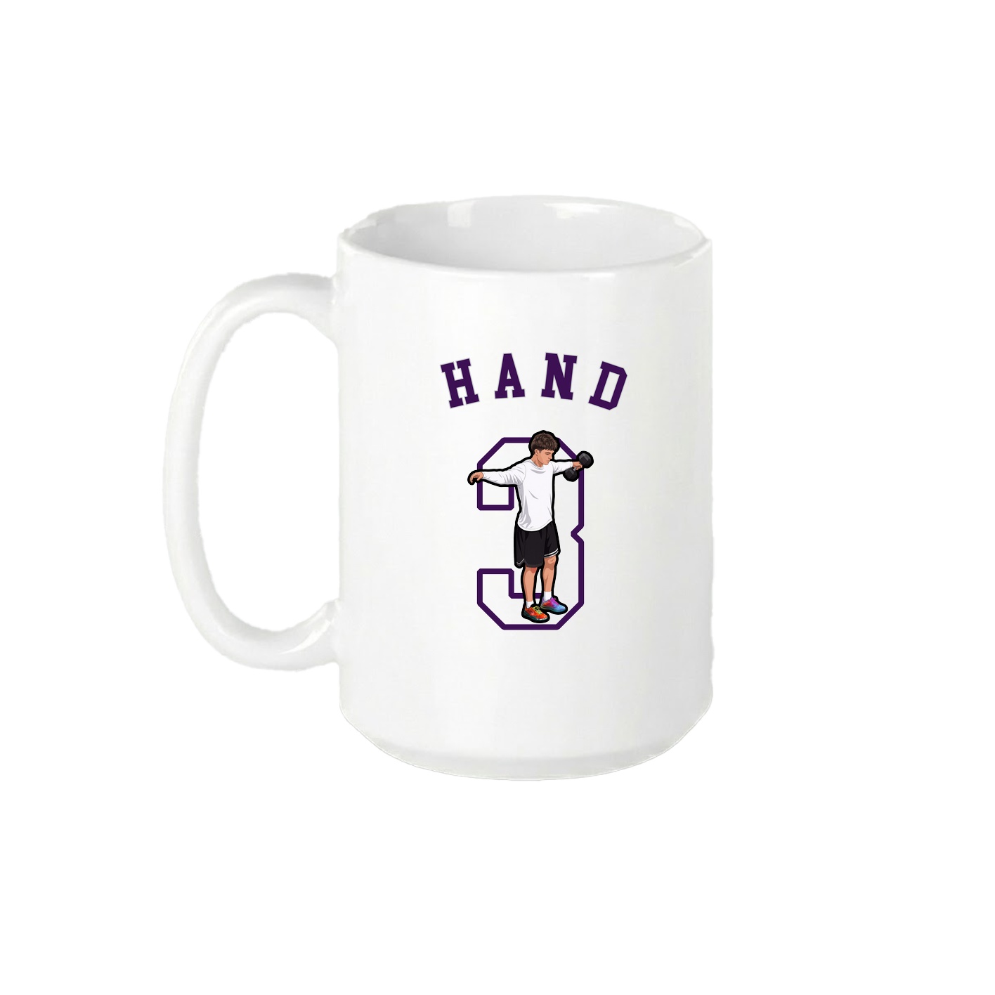 15oz Coffee Mug — Shirsey Arch in White