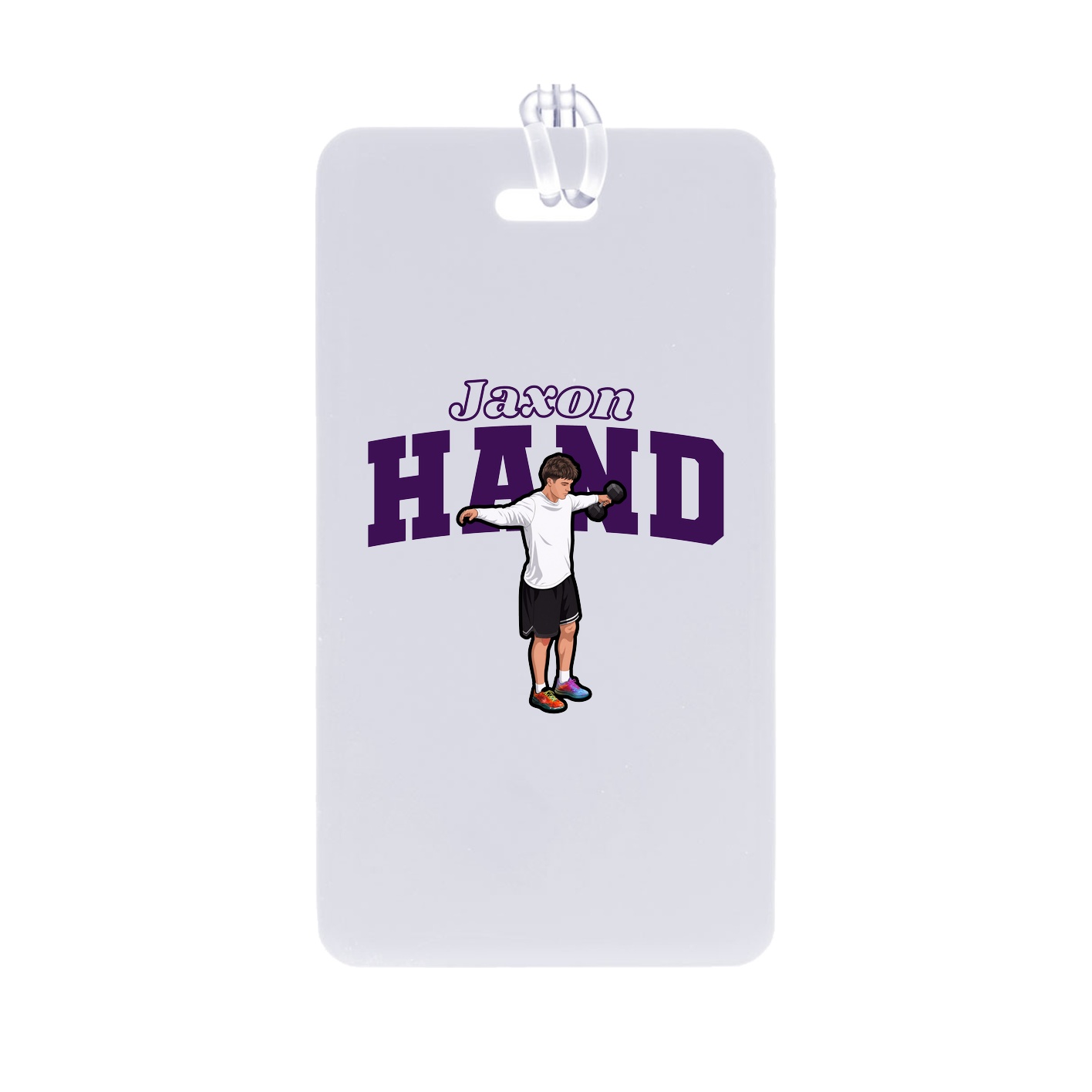 Bag Tag — Name Arch in Classic