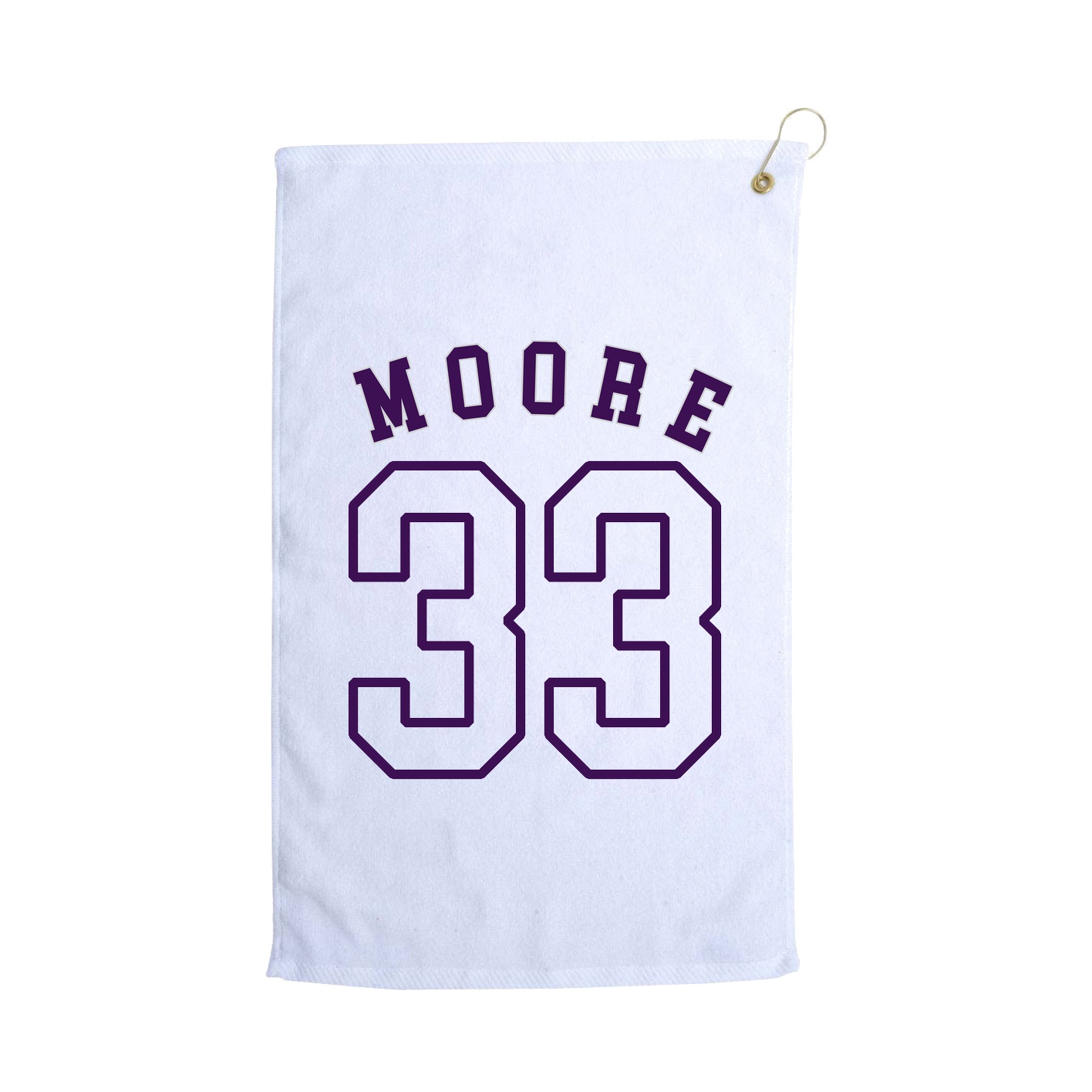 Golf Towel — Shirsey Arch in White