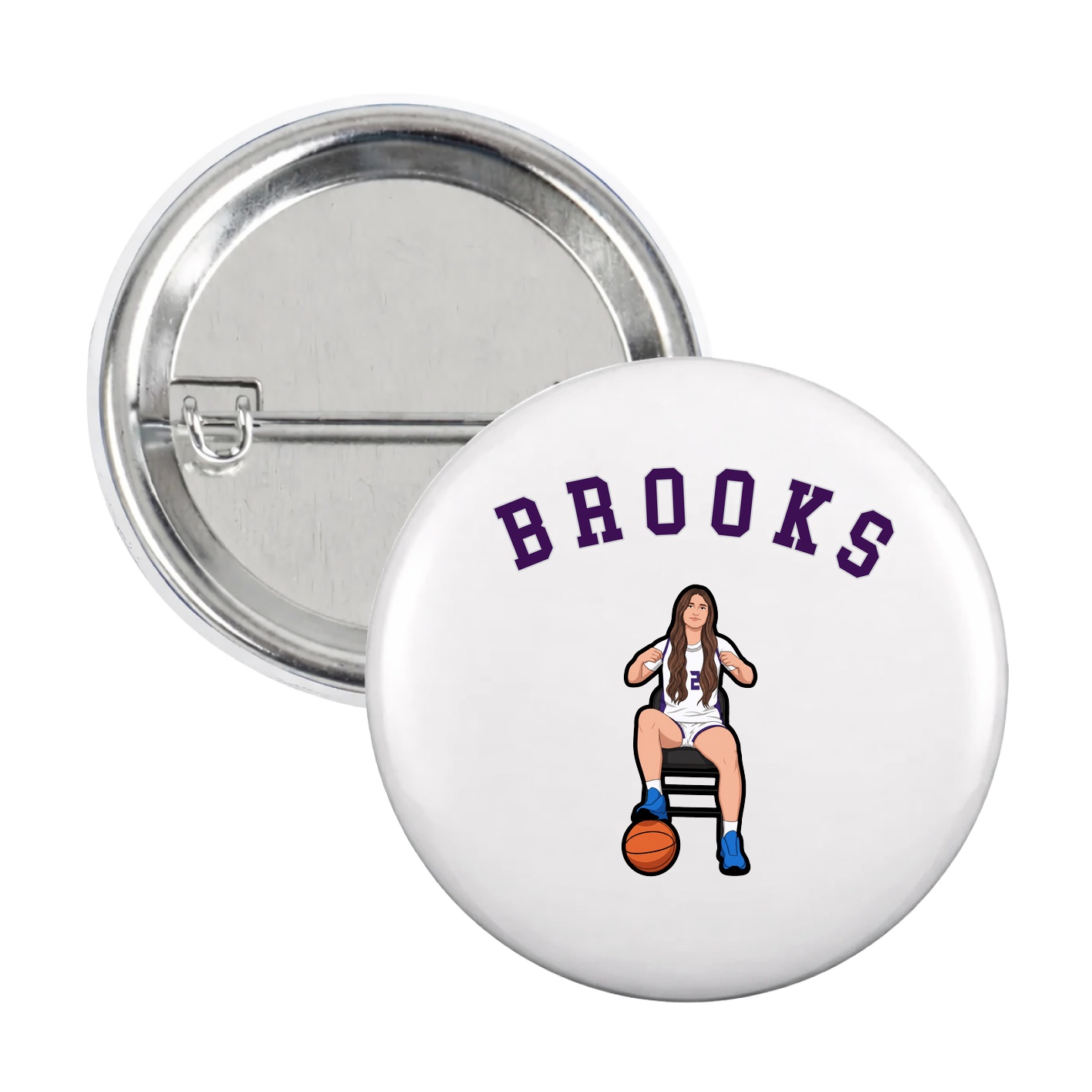 Game Day Button — Shirsey Arch in White