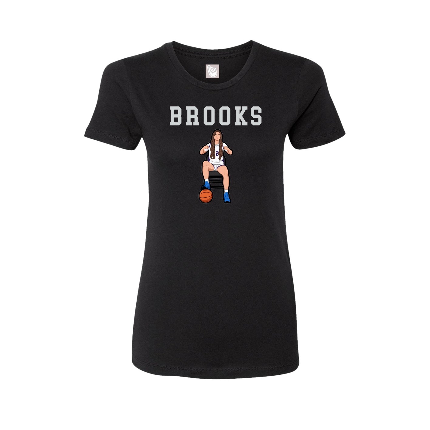 Fitted Women's Tee — Shirsey in Black