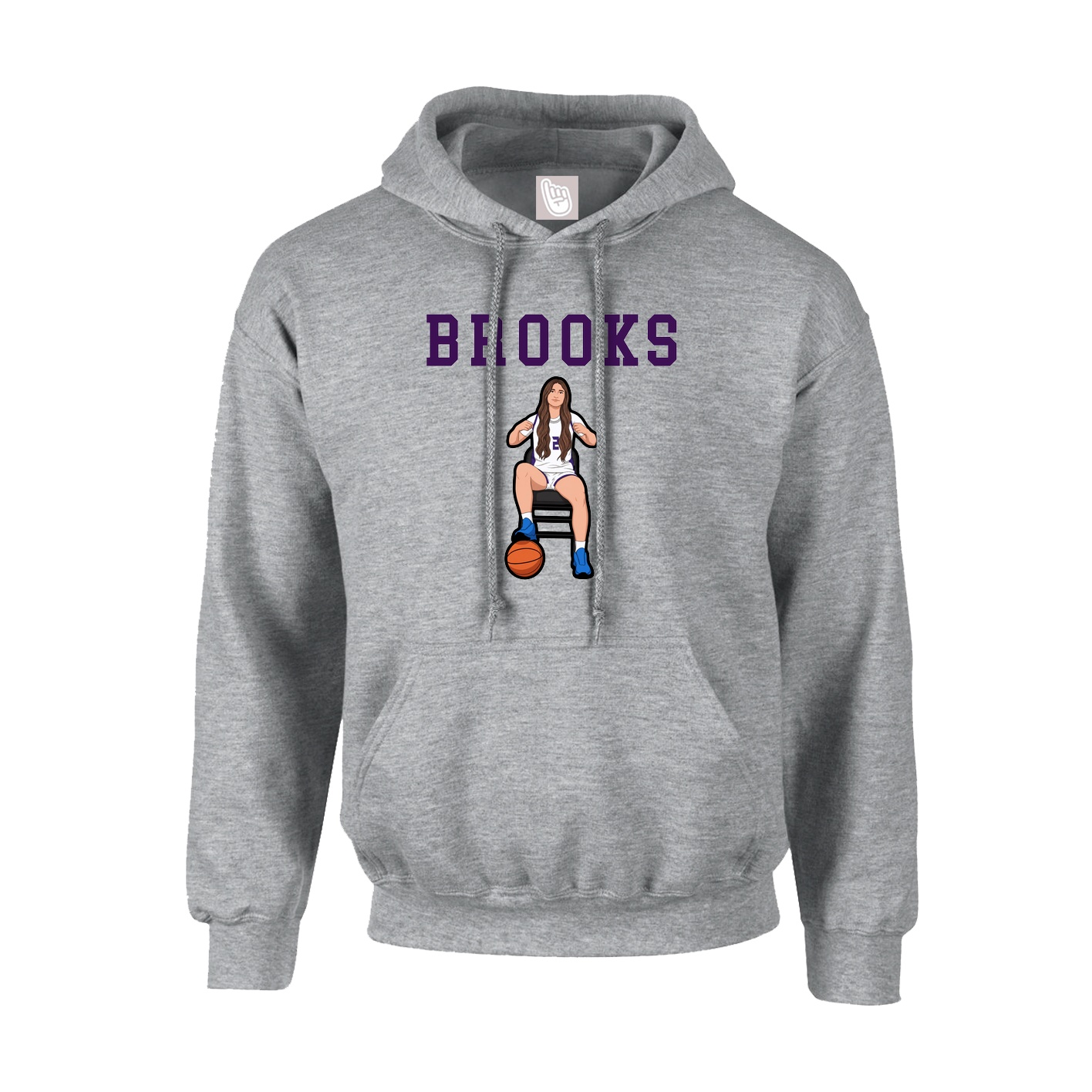 Hoodie — Shirsey in Grey