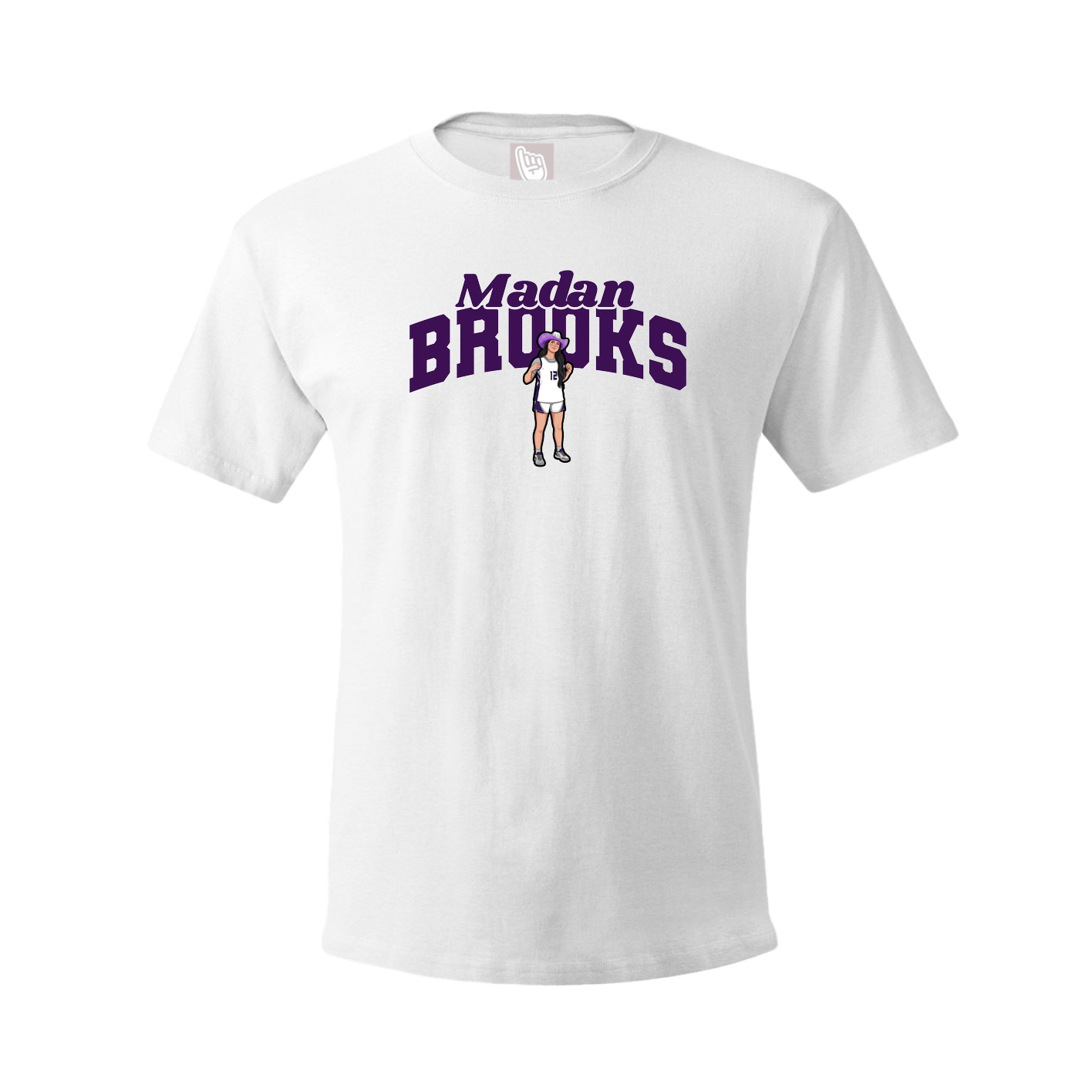 Youth Tee — Signature Arch in White