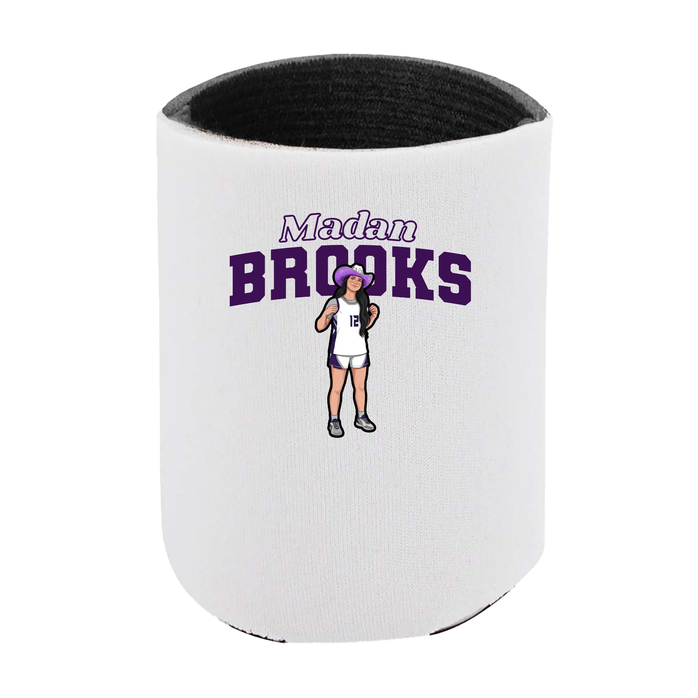 Can Holder — Name Arch in White