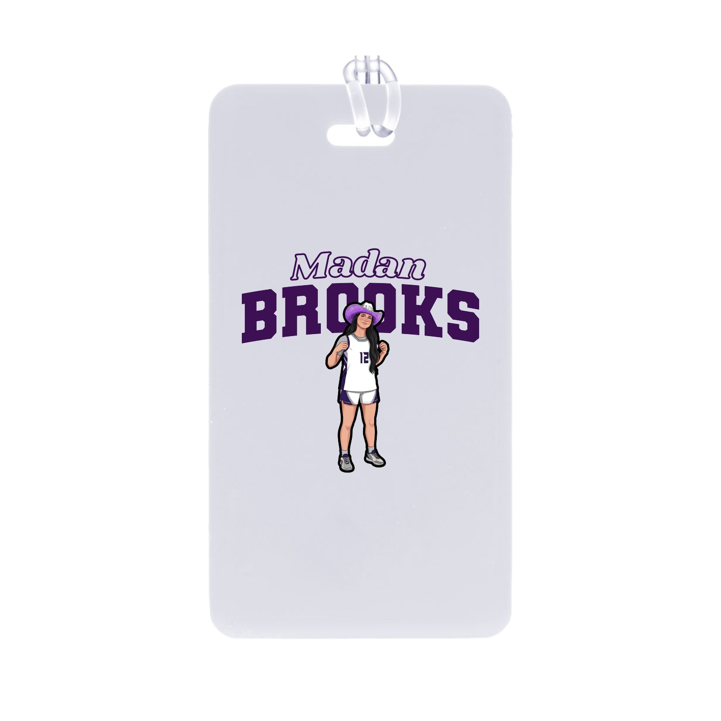 Bag Tag — Name Arch in Classic