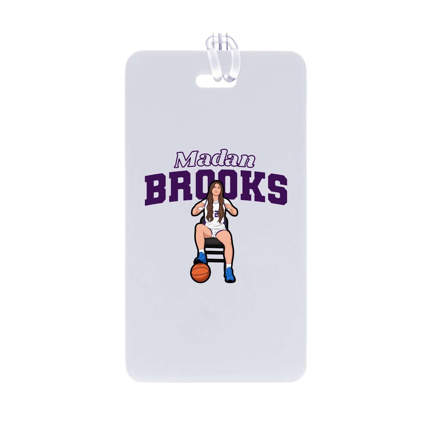 Bag Tag — Name Arch in Classic