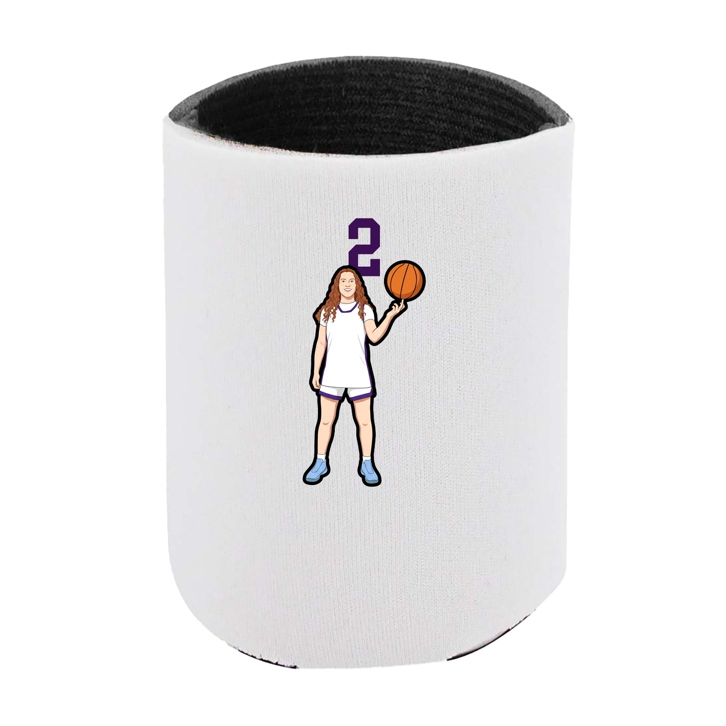 Can Holder — Number Top in White