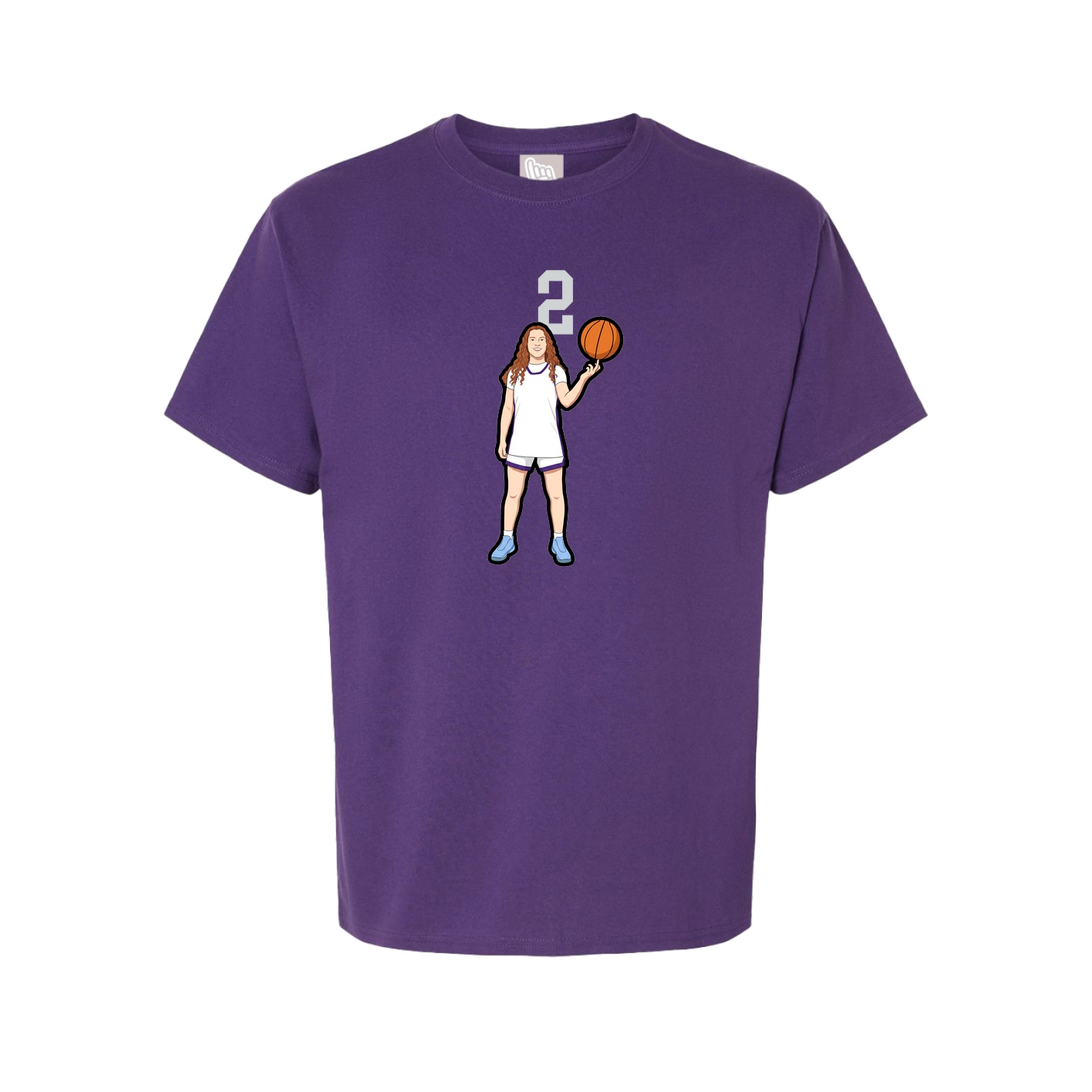 Tee — Number Top in Purple