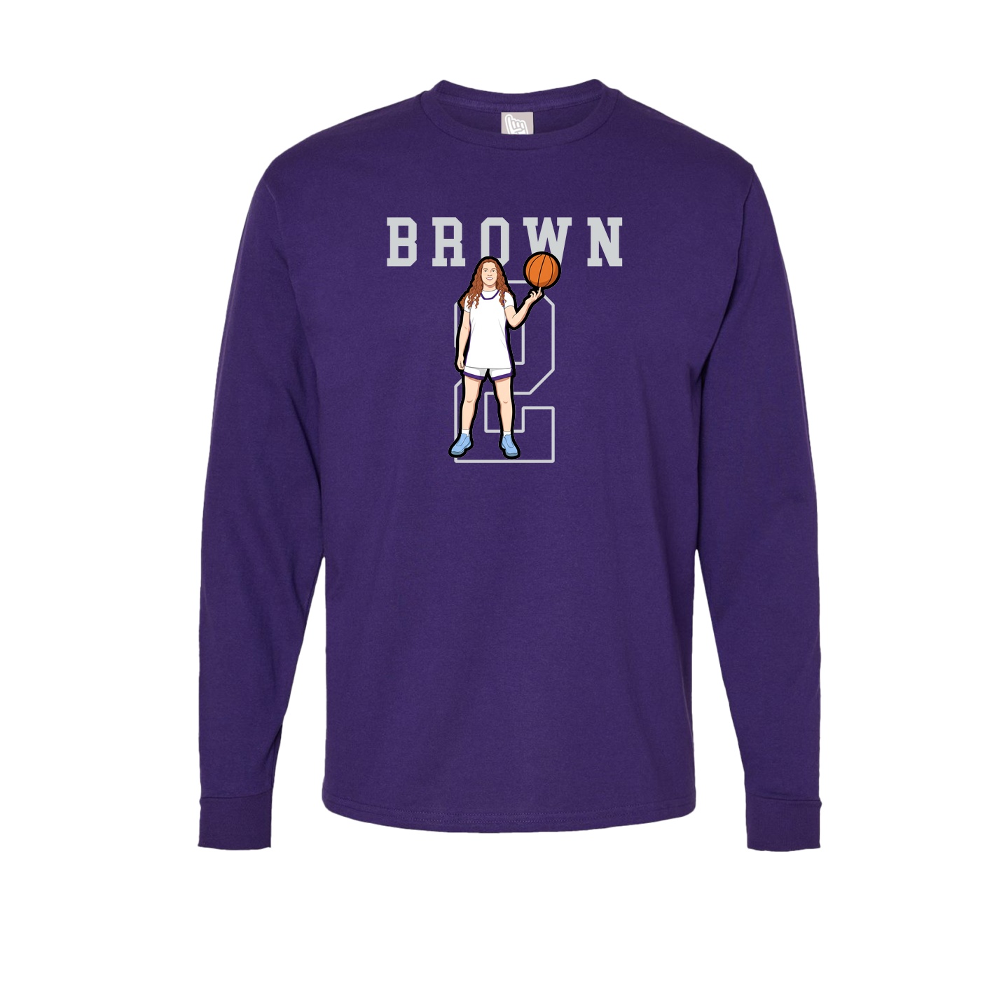 Long Sleeve Tee — Shirsey in Purple