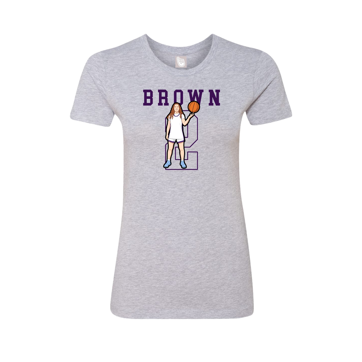 Fitted Women's Tee — Shirsey in Grey