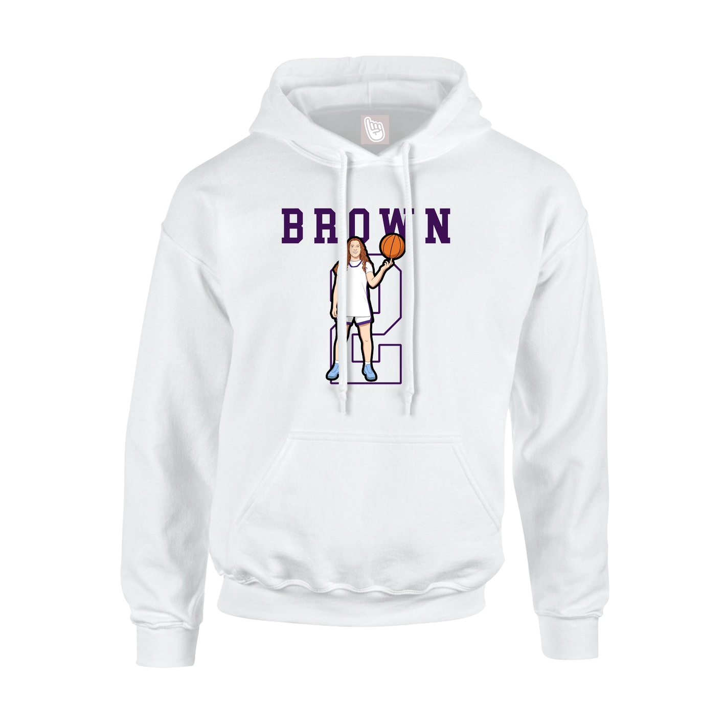 Hoodie — Shirsey in White