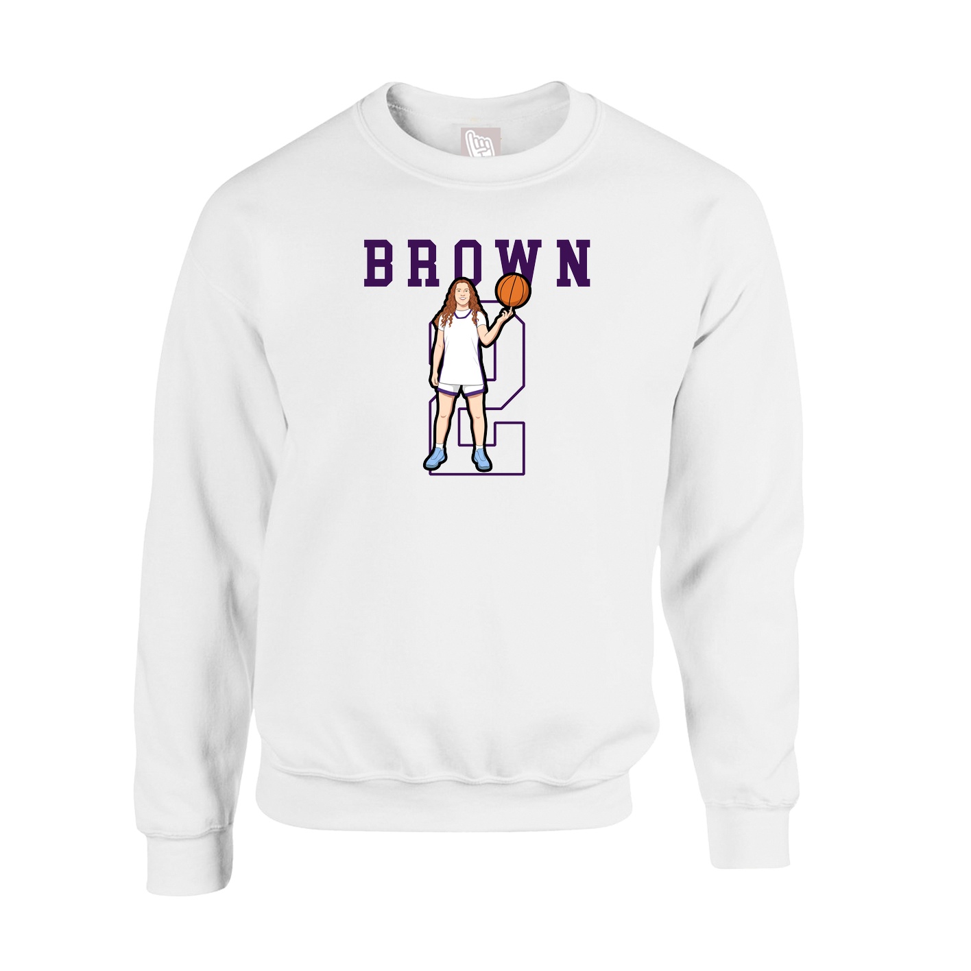 Fleece Crew — Shirsey in White