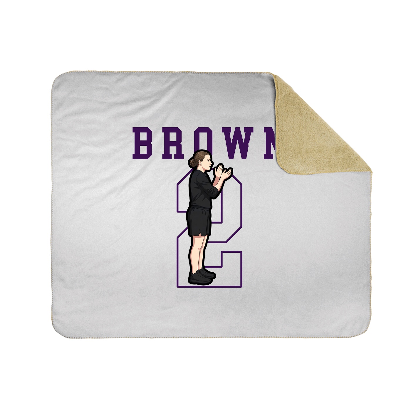 Throw Blanket — Shirsey in White