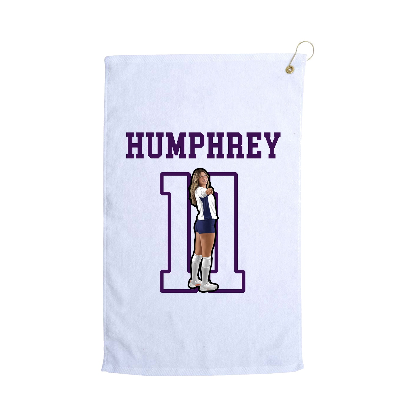 Golf Towel — Shirsey in White