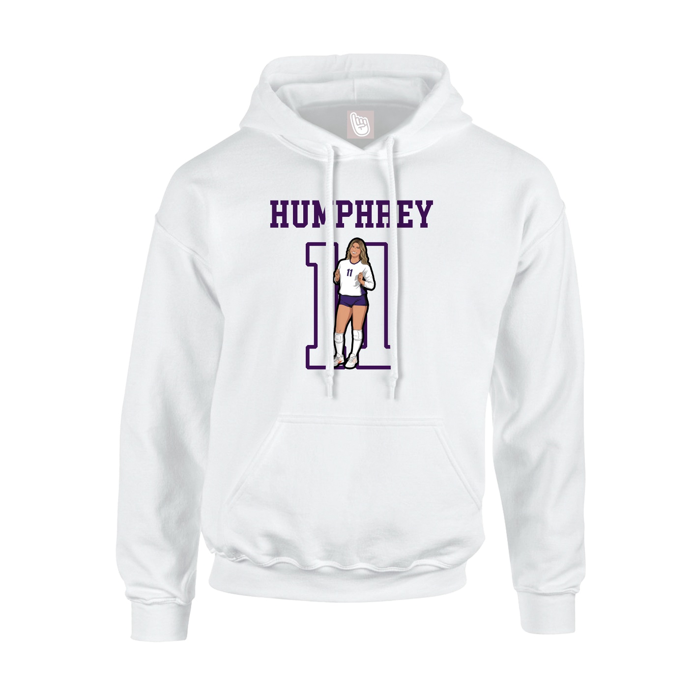 Youth Hoodie — Shirsey in White