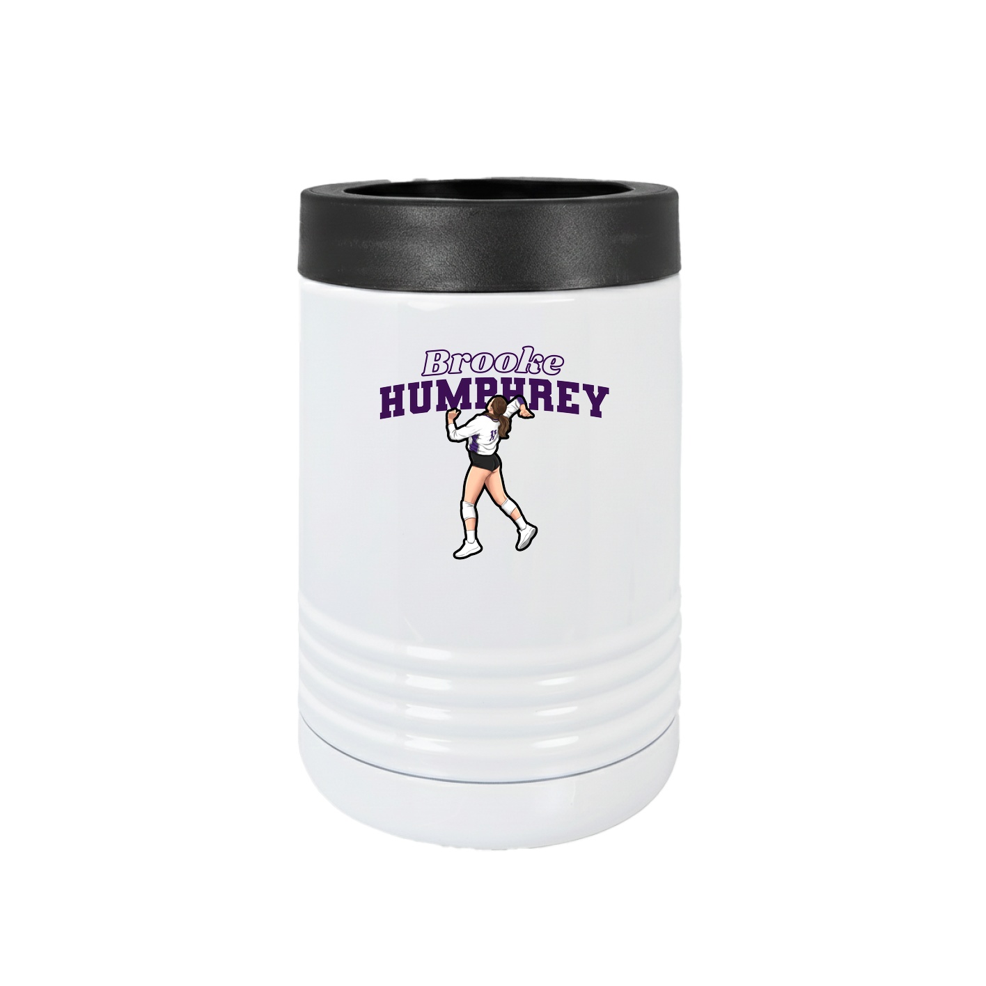 Beverage Holder — Name Arch in White