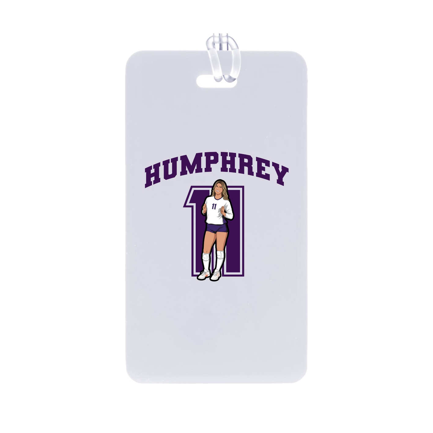 Bag Tag — Number in Classic