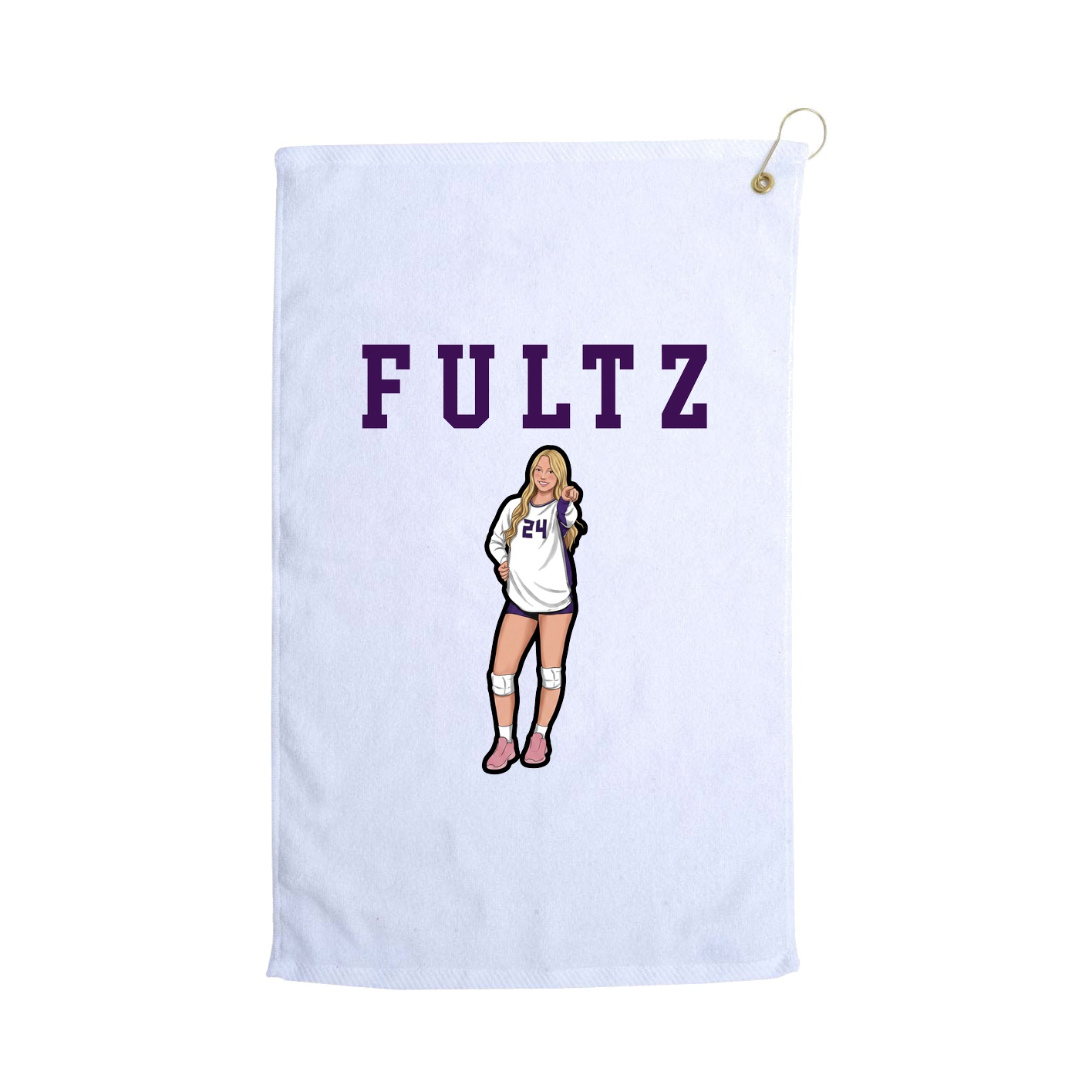 Golf Towel — Shirsey in White