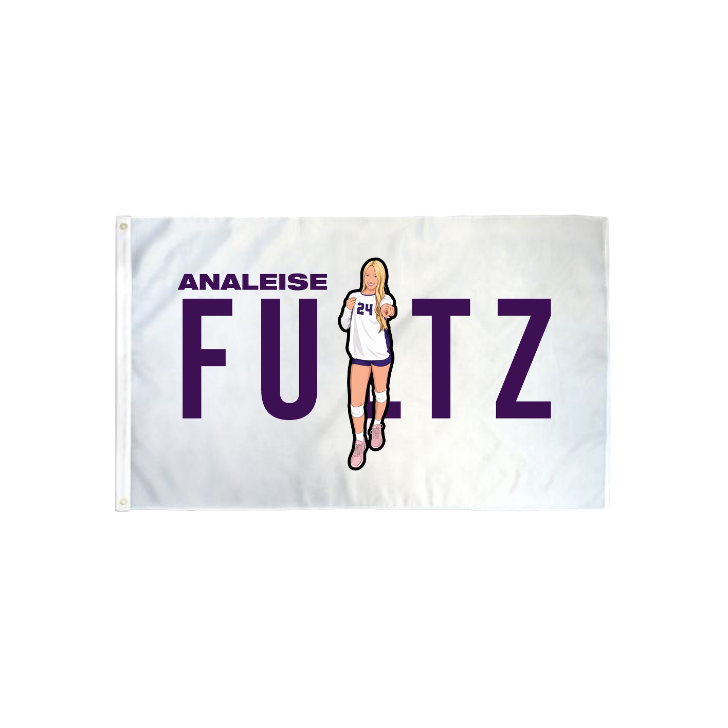 3x5 Flag — Player Name in Classic