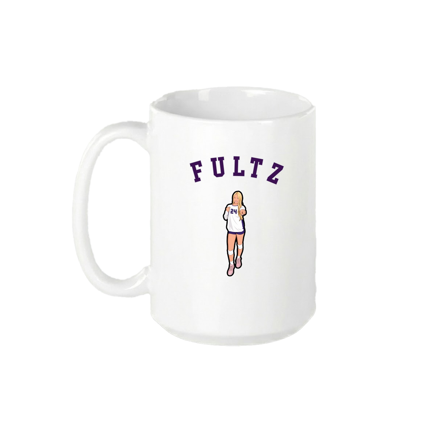 15oz Coffee Mug — Shirsey Arch in White