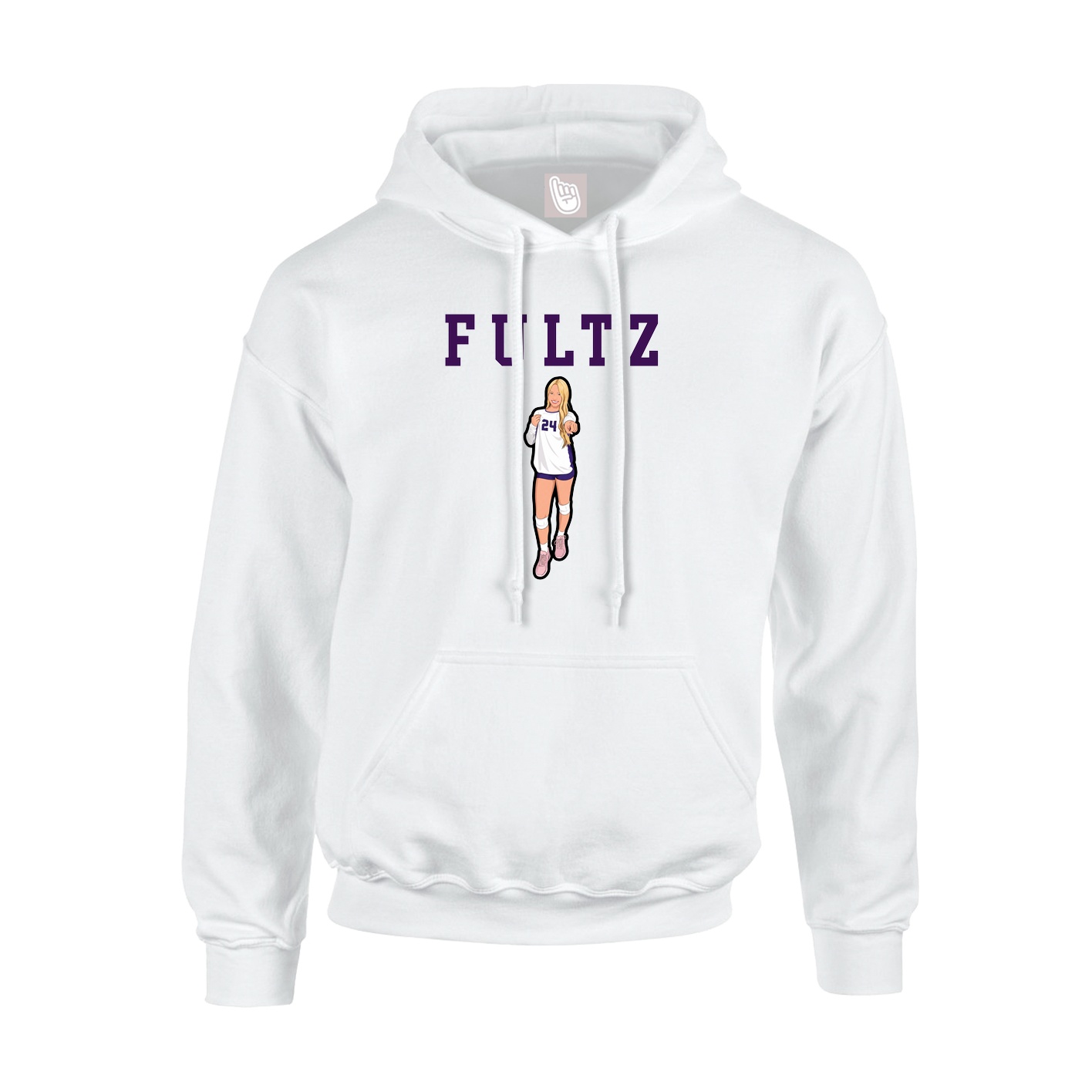 Youth Hoodie — Shirsey in White