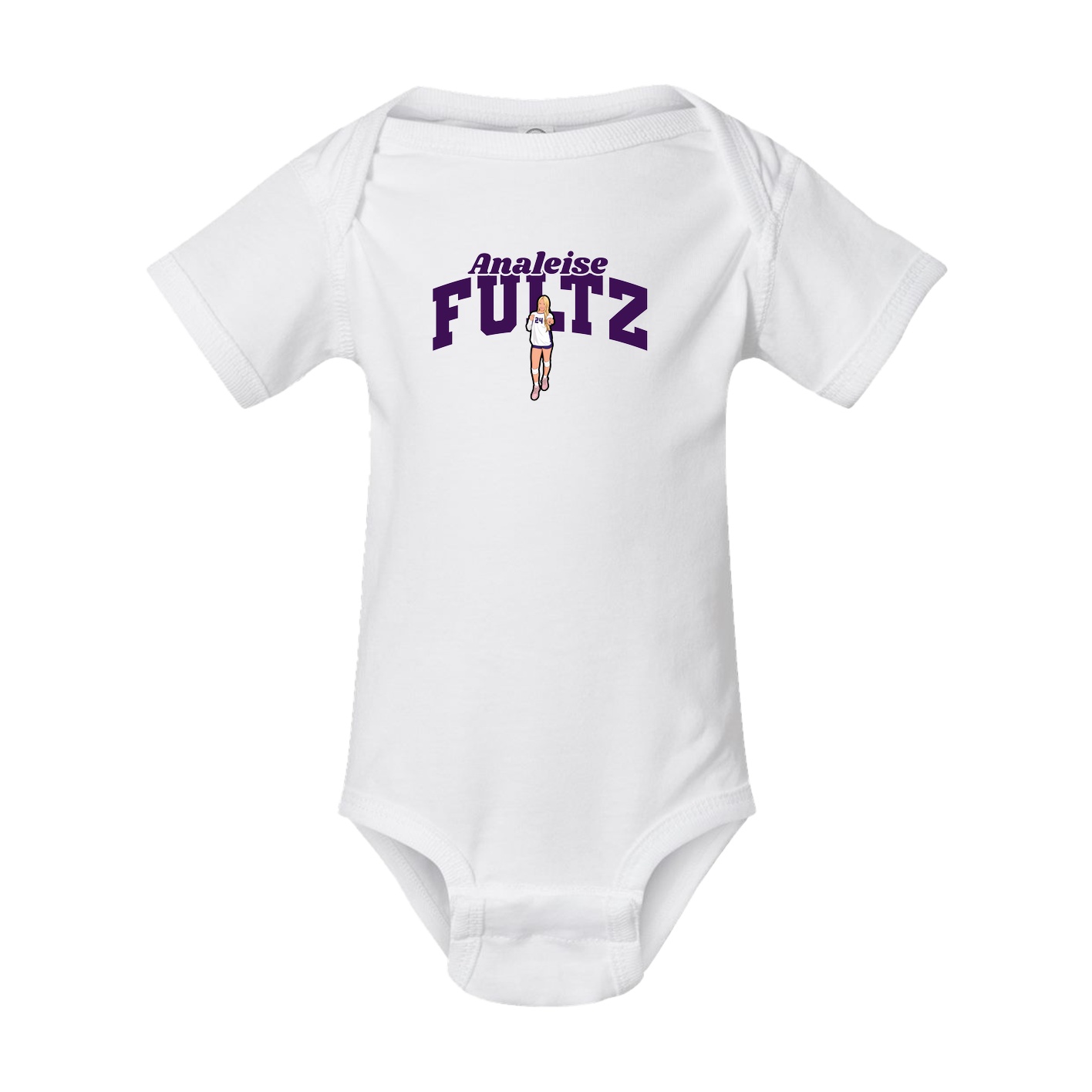 Baby Onesie — Signature Arch in White