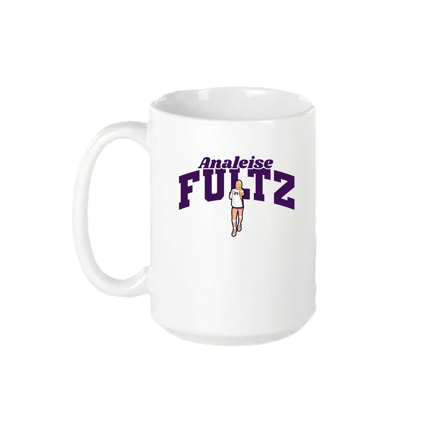 15oz Coffee Mug — Signature Arch in White
